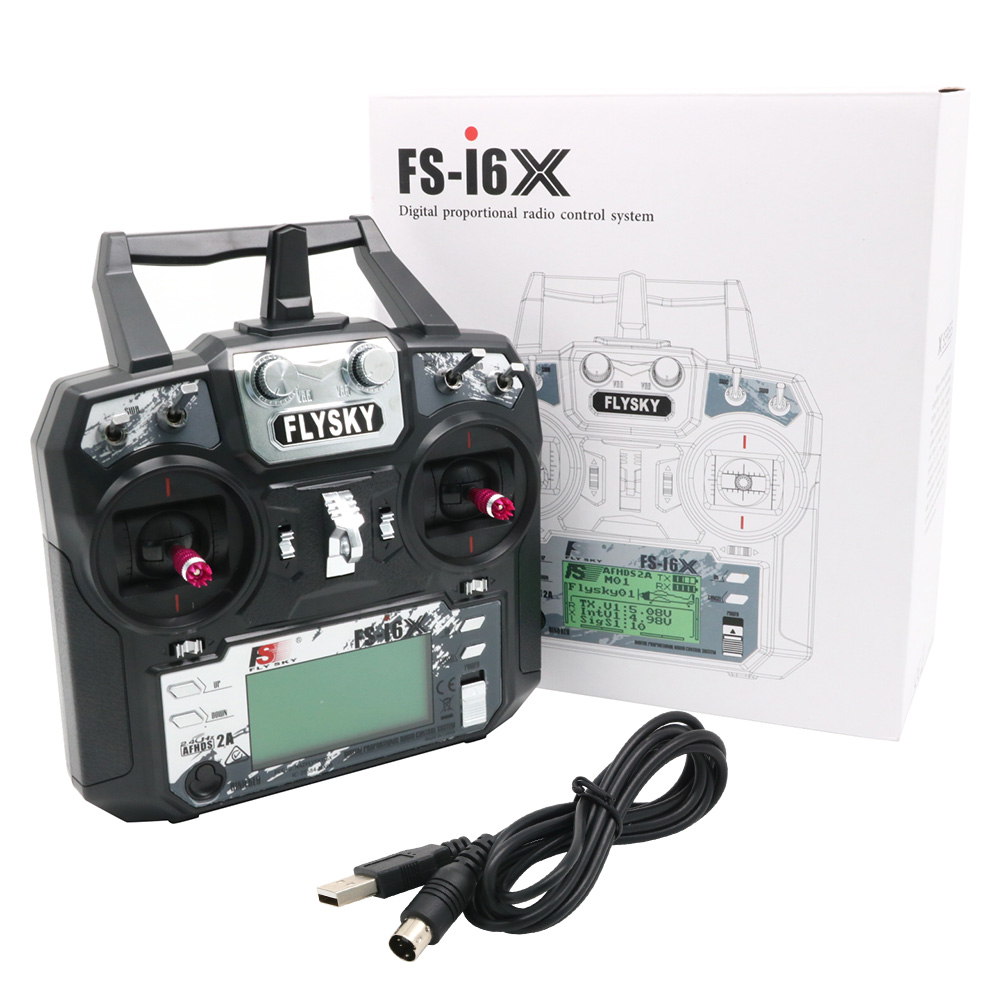 FLYSKY FS-i6X FS i6X 10CH 2.4G - Drone Gimbal Controller 评论和价格